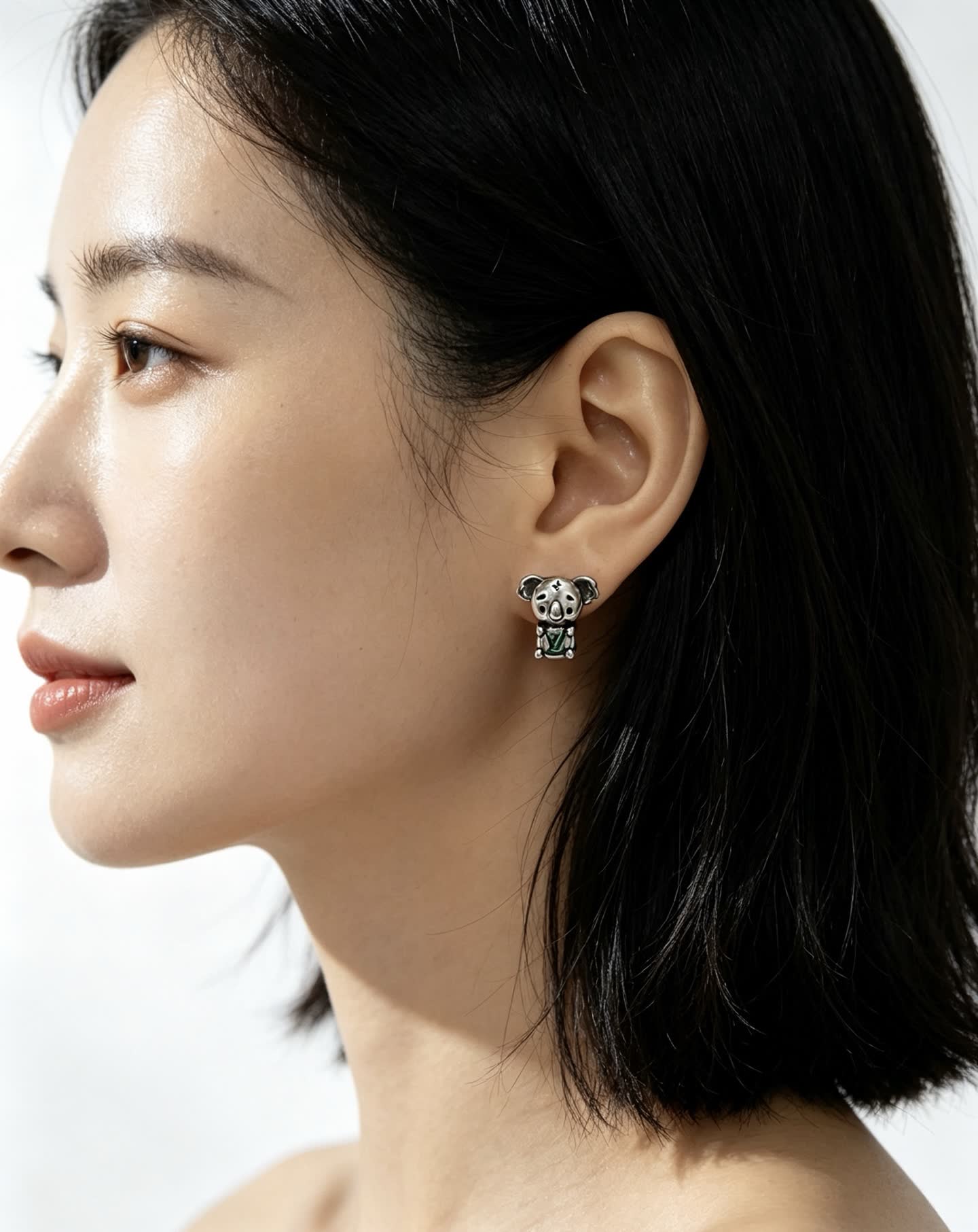 Louis Vuitton Koala Stud Earrings